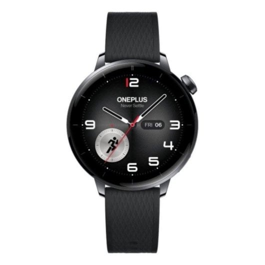 OnePlus Watch 3 GPS NFC 43mm AMOLED Preto Resistência Água 5ATM+IP68