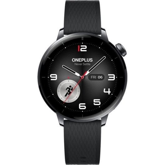 OnePlus Watch 3 GPS NFC 43mm AMOLED Preto Resistência Água 5ATM+IP68