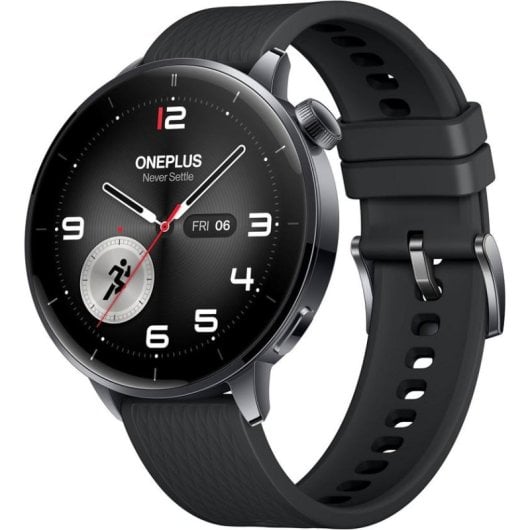 OnePlus Watch 3 GPS NFC 43mm AMOLED Preto Resistência Água 5ATM+IP68