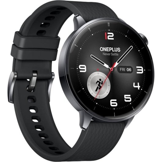 OnePlus Watch 3 GPS NFC 43mm AMOLED Preto Resistência Água 5ATM+IP68