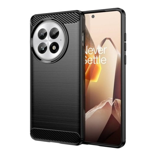 Capa Genérica de Fibra de Carbono para Smartphone, Silicone de Alta Qualidade e Policarbonato, Design Moderno com Proteção Completa