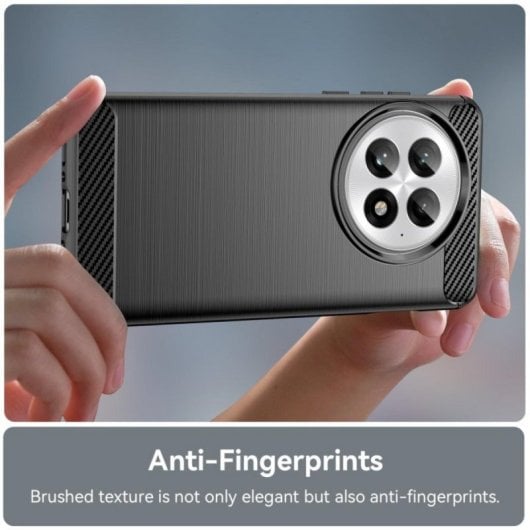 Capa Genérica de Fibra de Carbono para Smartphone, Silicone de Alta Qualidade e Policarbonato, Design Moderno com Proteção Completa