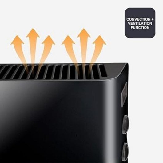 Convector eléctrico Black & Decker BXCSH2000E, 2000 W, preto
