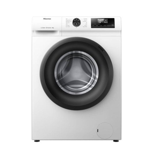 Lavadora Hisense WF1Q1041BW 10 kg Carga Frontal 1400 rpm A Blanca Inverter Vapor