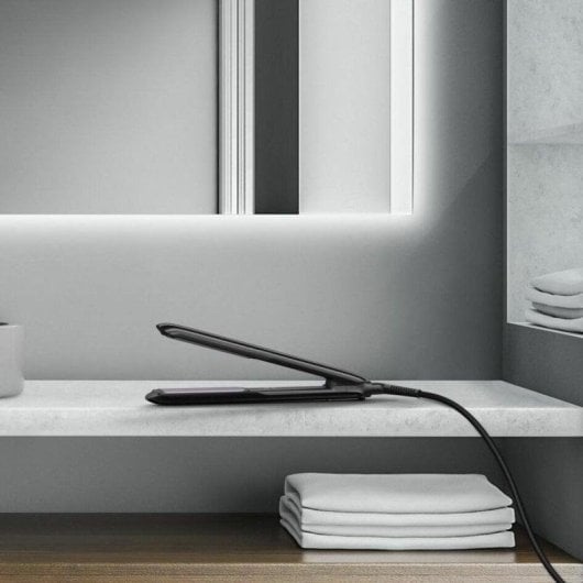 Plancha de pelo Rowenta Optiliss SF3320 230°C 10 niveles de temperatura LED Placas cerámicas cable 360° Negro