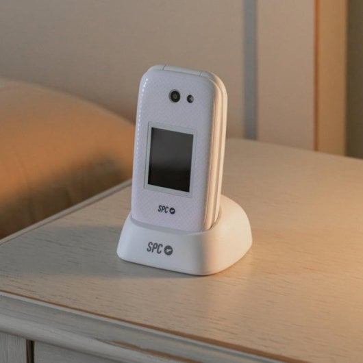 Móvil SPC Harmony 2 Blanco Dual SIM 4G 2.8" Botón SOS Bluetooth IP44 Batería 1600 mAh