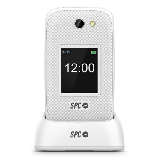 Móvil SPC Harmony 2 Blanco Dual SIM 4G 2.8" Botón SOS Bluetooth IP44 Batería 1600 mAh