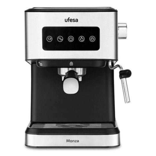 Cafetera Espresso Ufesa Monza 1,5 L 20 bars avec chauffe-tasses et buse vapeur