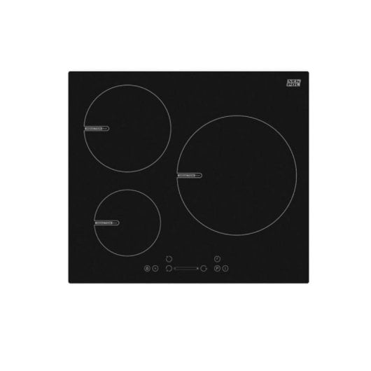 Placa de inducción New Pol NW3IND.K2 3 zonas Touch Control Booster 7200W Negra
