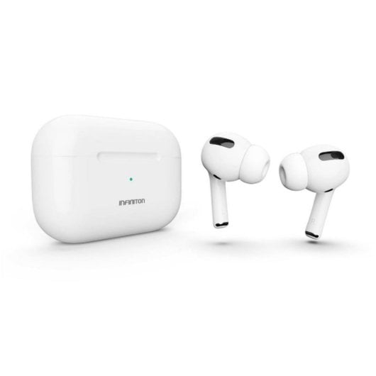 Auriculares Infiniton BE60 inalámbricos Bluetooth con Cancelación de Ruido ANC, Micrófono, Modo Transparencia y Carga In
