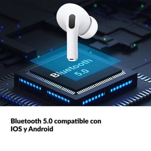 Auriculares Infiniton BE60 inalámbricos Bluetooth con Cancelación de Ruido ANC, Micrófono, Modo Transparencia y Carga In