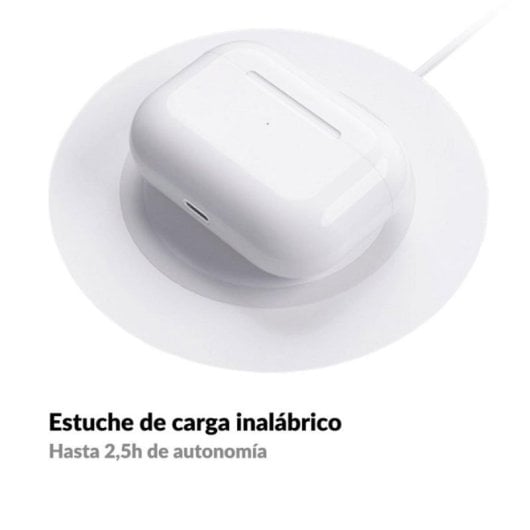 Auriculares Infiniton BE60 inalámbricos Bluetooth con Cancelación de Ruido ANC, Micrófono, Modo Transparencia y Carga In