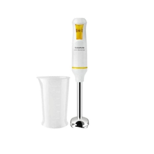 Frullatore a immersione Taurus 750 Easy Inox 750W, 0,5 L, Bianco/Giallo/Metallo