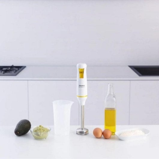 Frullatore a immersione Taurus 750 Easy Inox 750W, 0,5 L, Bianco/Giallo/Metallo