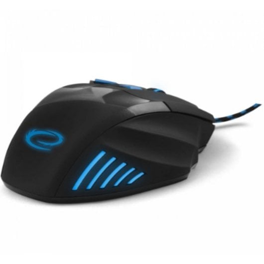 Ratón Esperanza EGM201B USB 2400 DPI Negro Azul Iluminación 7 bottoni