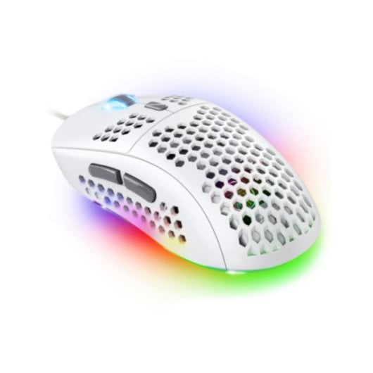 Ratón Spirit of Gamer PRO-M4 ARTIC USB 12800 DPI Blanco Iluminación 6 Botones