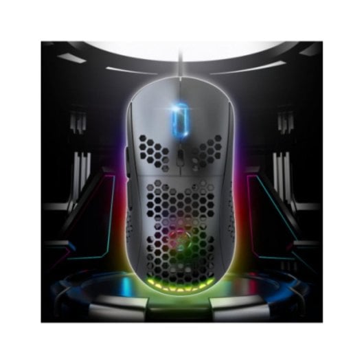 Ratón Spirit of Gamer PRO-M4 DARK USB 12800DPI Negro RGB 6 Botones