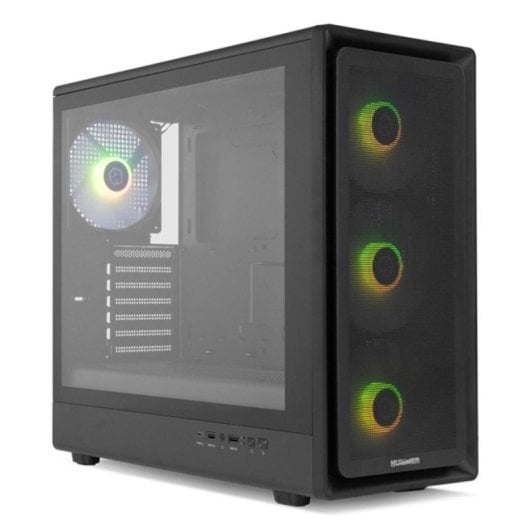 Nox Hummer AERO Semitorre Hyperflow ARGB Schwarz, TypeC