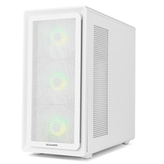 NOX Hummer AERO Semitorre ATX com Vidro Temperado, 4x 140mm ARGB PWM e USB-C Branca