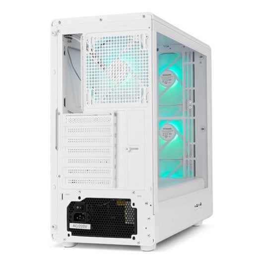 NOX Hummer AERO Semitorre ATX com Vidro Temperado, 4x 140mm ARGB PWM e USB-C Branca