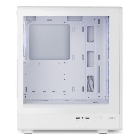 NOX Infinity IOTA Semitorre ATX Mesh com 4x Ventoinhas 120mm ARGB e Vidro Temperado Branca