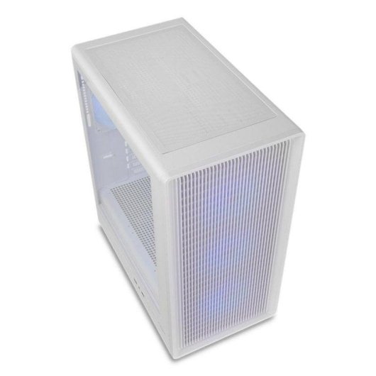Tower NOX Infinity IOTA Mesh ARGB Weiss 4 Lüfter Gehärtetes Glas