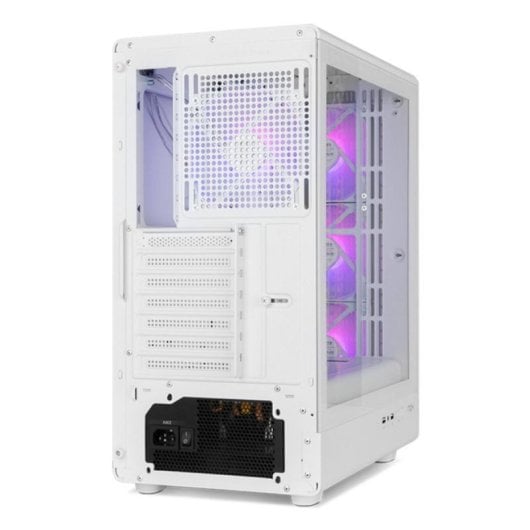 NOX Infinity IOTA Semitorre ATX Mesh com 4x Ventoinhas 120mm ARGB e Vidro Temperado Branca