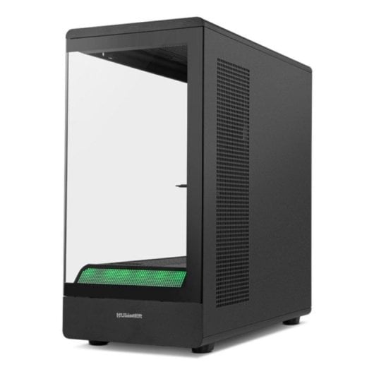 NOX Hummer SIGNAL Midi Tower Gehäuse ATX/micro ATX, Schwarz, Tempered Glass, ARGB, 3x 120 mm Lüfter