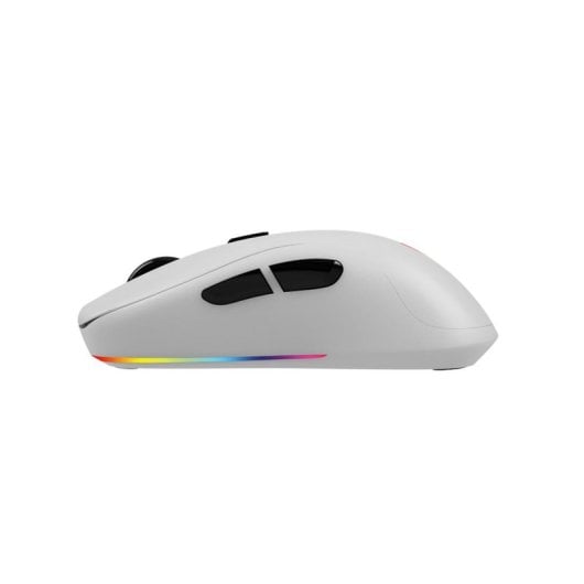 Ratón Savio Rift White Dual Mode Inalámbrico Bluetooth 10000DPI RGB Blanco Ultraligero