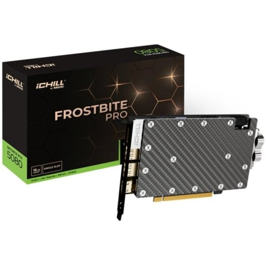 Scheda Grafica INNO3D iChill GeForce RTX 5080 Frostbite Pro 16GB GDDR7 Reflex 2 RTX AI DLSS4