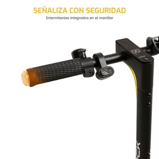 Voltrock F-Wasp 350 Patinete Eléctrico 350W, Con suspensión delantera, intermitentes y doble freno (Homologado DGT)