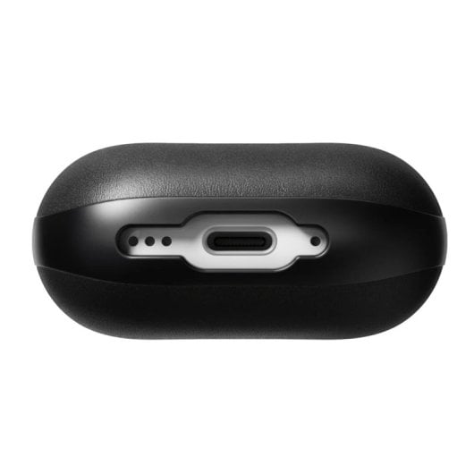 Étui en cuir Nomad pour Airpods 4 noir