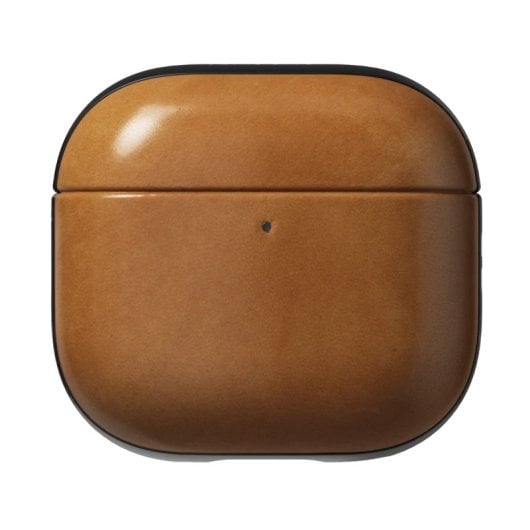 Étui en cuir Nomad pour Airpods 4 marron
