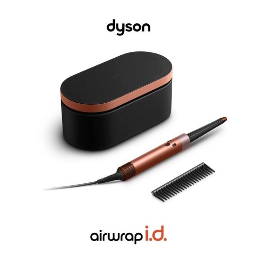 Multistyler Dyson Airwrap i.d. Liscio Ondulato 1300W Coanda Temperatura Regolabile 7 Accessori Nero Oro Rosa