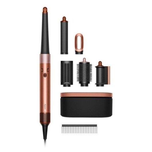 Multistyler Dyson Airwrap i.d. Liscio Ondulato 1300W Coanda Temperatura Regolabile 7 Accessori Nero Oro Rosa