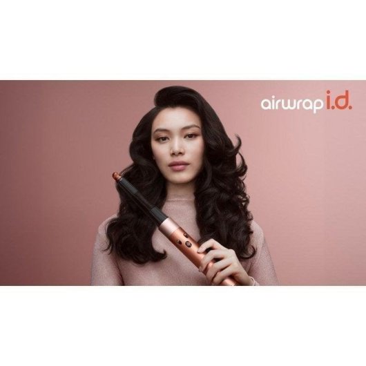 Multistyler Dyson Airwrap i.d. Liscio Ondulato 1300W Coanda Temperatura Regolabile 7 Accessori Nero Oro Rosa