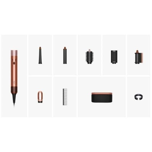 Moldeador de Pelo Multifunción Dyson Airwrap ID Straight + Wavy Oro Rosa Reacondicionado