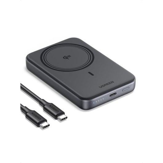Ugreen MIni Magnetic Wireless 10000mAh 30W Power Bank Iphone Magsafe Gris