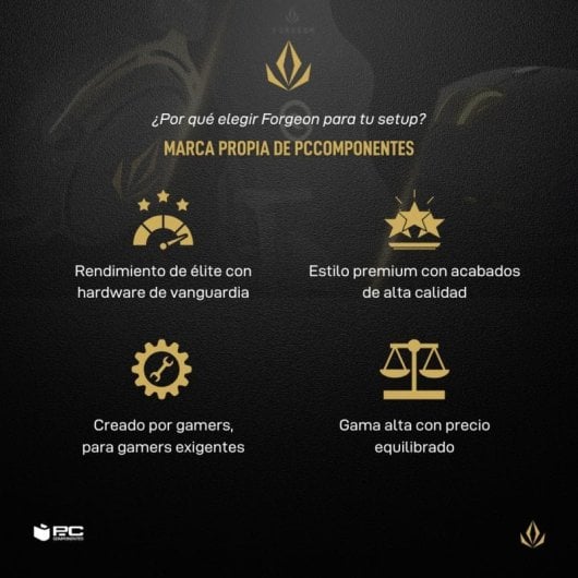 Mémoire Forgeon Cyclone PLUS V2 DDR4 3200 MHz 16 Go (2 x 8 Go) CL16 Noir Int