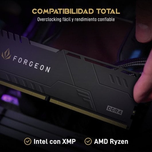 Mémoire Forgeon Cyclone PLUS V2 DDR4 3200 MHz 16 Go (2 x 8 Go) CL16 Noir Int