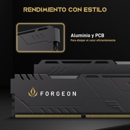 Mémoire Forgeon Cyclone PLUS V2 DDR4 3200 MHz 16 Go (2 x 8 Go) CL16 Noir Int