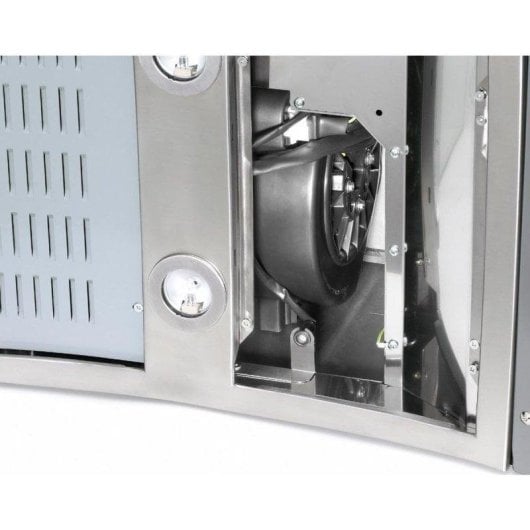 Kit de recirculación Teka 61801340 para campana extractora negro metal