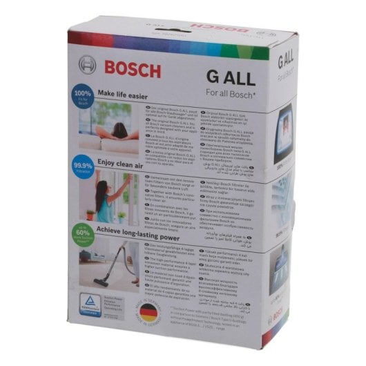 Bolsa para el polvo Siemens 17000940 Blanco Compatible Bosch 4 unidades Caja