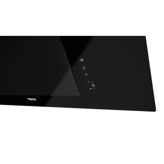 Campana extractora Teka DVT PRO 98780 TCS BK Canalizado/Recirculación 90cm LED cristal negro