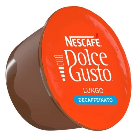 Cápsula de café Nescafe Dolce Gusto Caffe Lungo Descafeinado 16x7g Arábica Int. 6/11