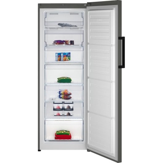 Congelador vertical Beko RFNE290L41GN 256L E Gris Fast Freeze