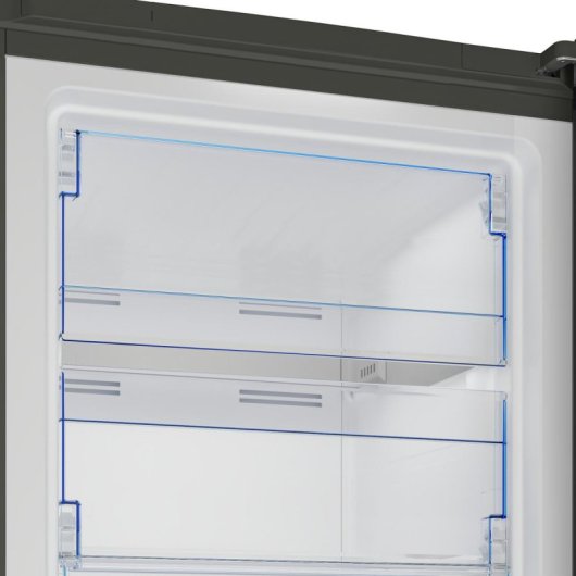 Congelador vertical Beko RFNE290L41GN 256L E Gris Fast Freeze