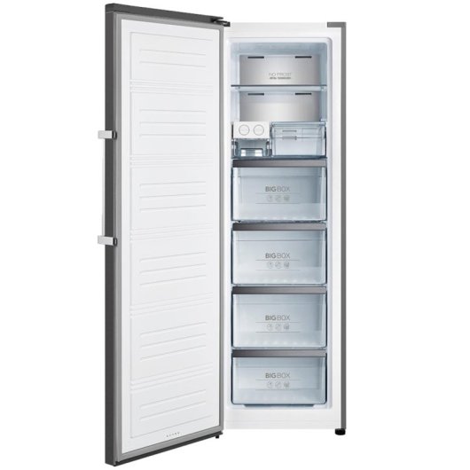Arca vertical Infiniton CV-1HE85, 274 L, Inox, Classe E, SN-T, 41 dB