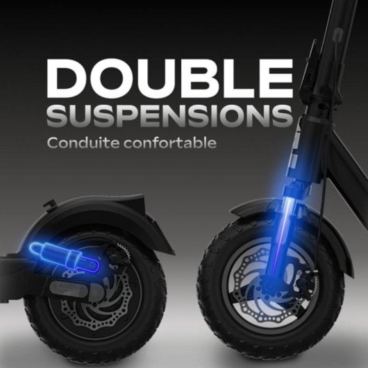 Elektroroller Urbanglide 500ct Schwarz 70km 800W 10 Zoll Tubeless Reifen Doppelfederung