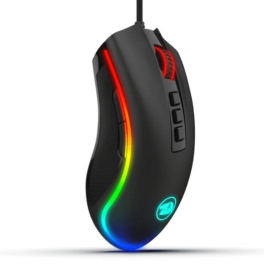 Ratón REDRAGON M711 COBRA CHROMA Cableado 10000DPI Negro RGB 9 Botones Programables